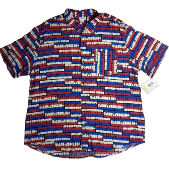 LuLaRoe Other - Lularoe Michael Americana Logo Shirt 3XL NWT